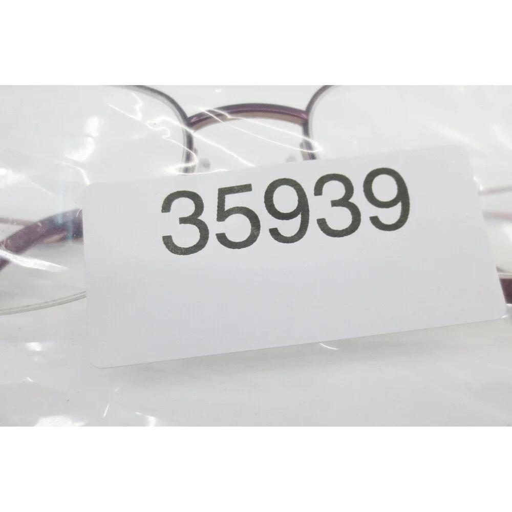 Tura R134 BUR Eyeglasses Burgundy Rose Gold Semi Rimless Crystal Frames
